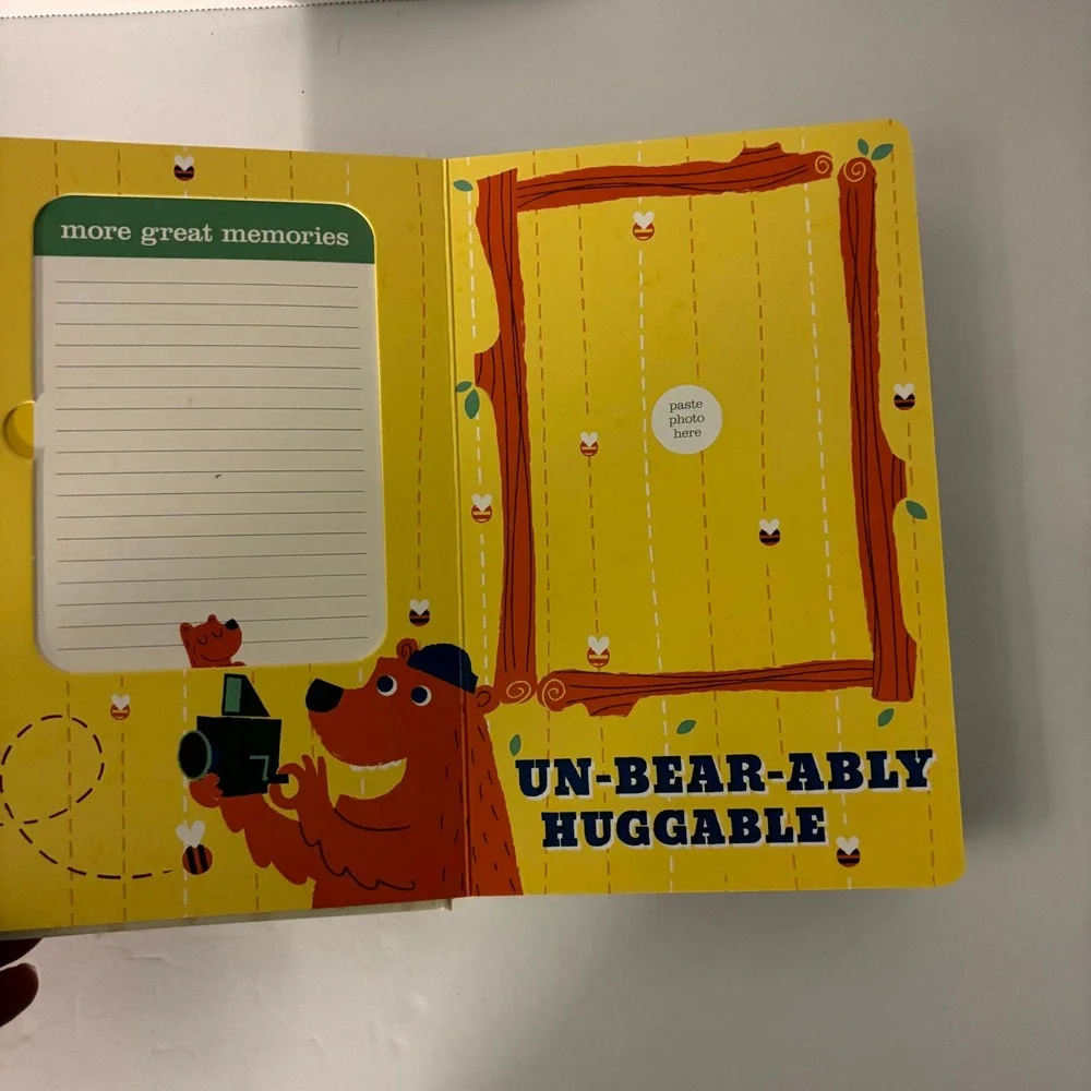 Baby's First Year Photo Gallery Memory Book Album w/ 12 Monthly Milestone Cards